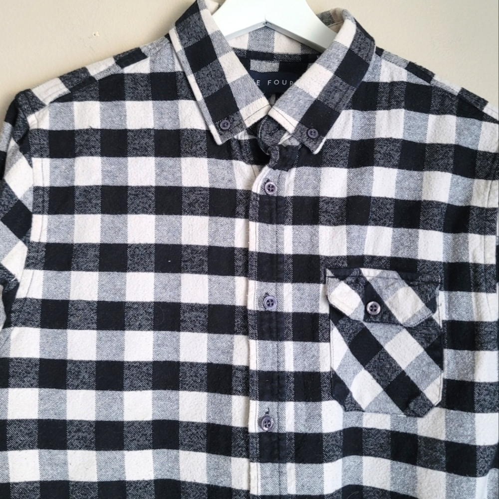 Five Four Flannel Plaid Button Down Shirts Long S… - image 2